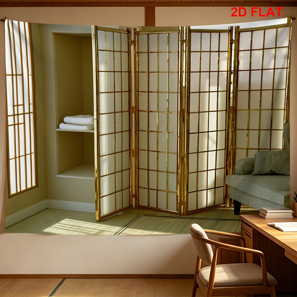 Shoji Screen Divider - Decorative Japanese Shoji Room Divider Folding