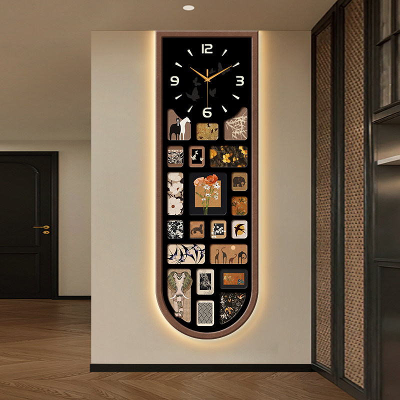 Japanese Living Lifestyle - Vertical Security Wall Clock Unique Japanese