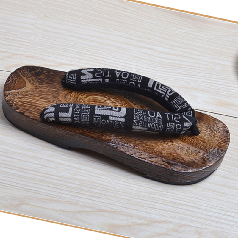 Geta Wooden Sandal - Unisex Gỗ Paulownia Ninja Cosplay Truyền