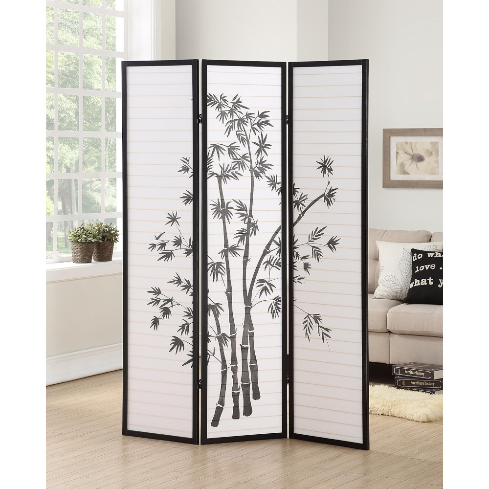 Shoji Screen Divider - 3 Panel Oriental Shoji Room Divider