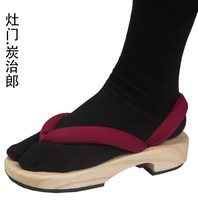 Geta Wooden Sandal - Japanese Wooden Clogs Geta Sandal Cosplay