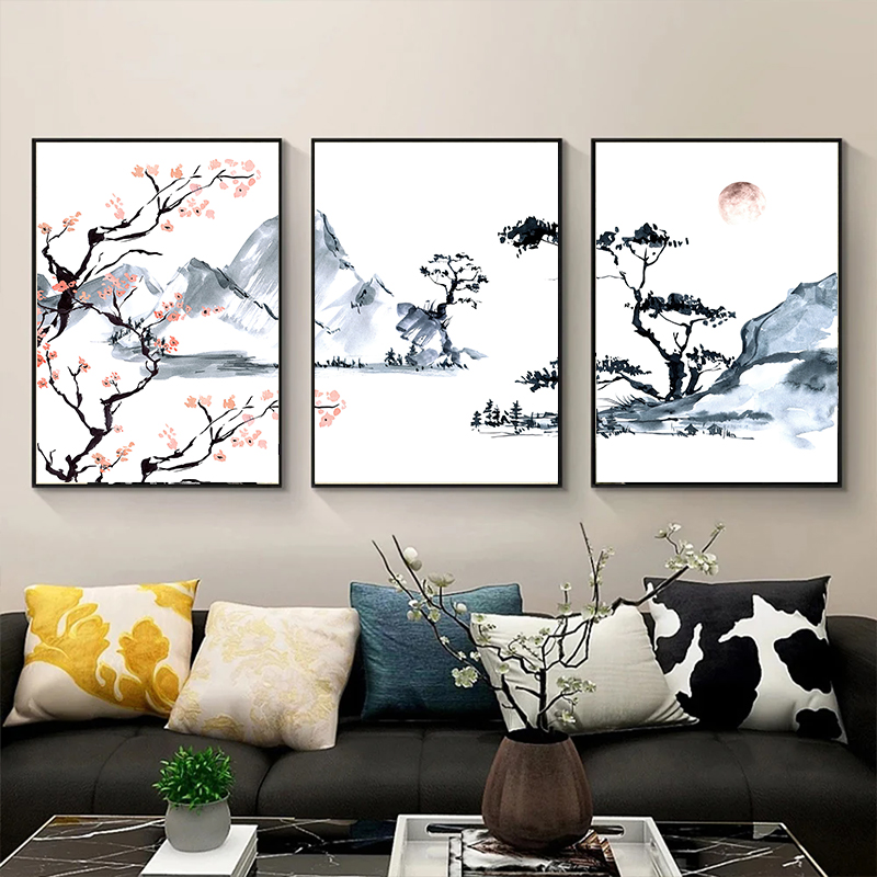 Japanese Living Lifestyle - Japanese Style Cherry Blossom Tree Canvas