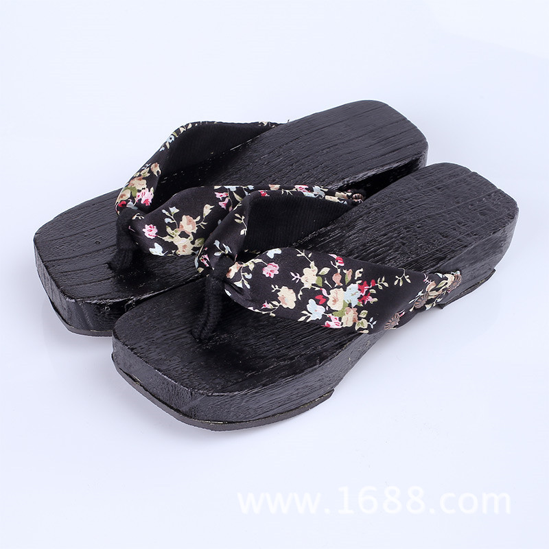Geta Wooden Sandal - 2026 New Women's 4cm Heel Geta
