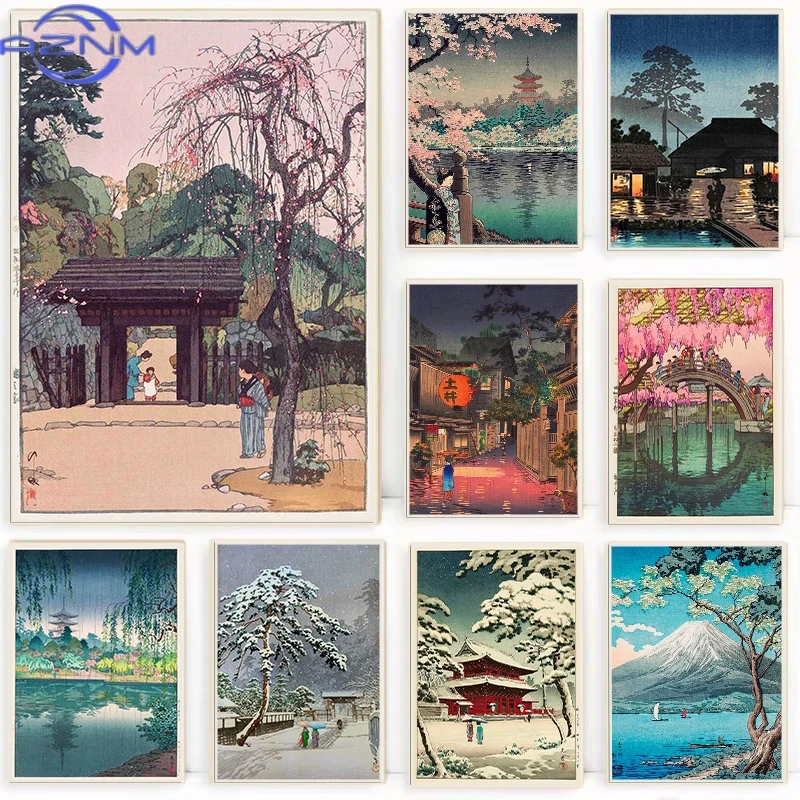 AZNM Retro Ukiyo-e Traditional - đánh giá và giá Japanese Traditional Lifestyle