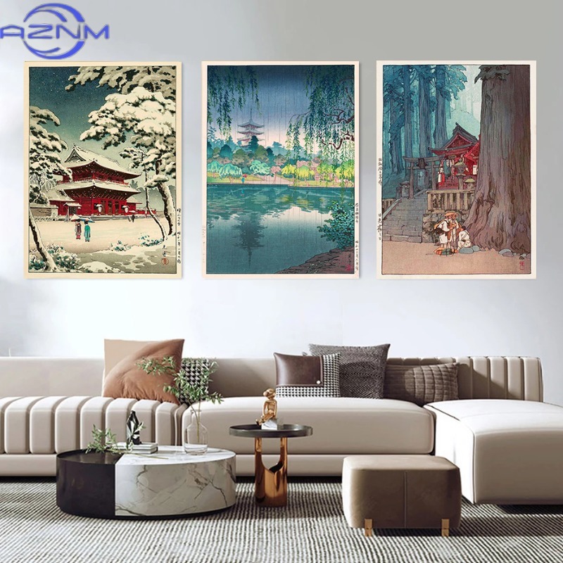 AZNM Retro Ukiyo-e Traditional - đánh giá và giá Japanese Traditional Lifestyle
