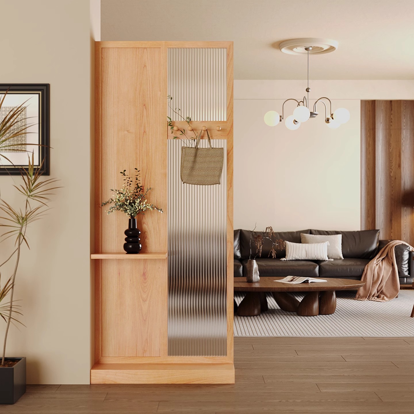 Chinese Solid Wood Entrance En - đánh giá và giá Shoji Screen Divider
