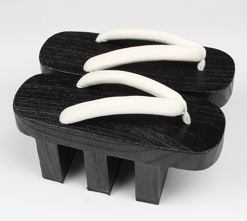 Nữ Nhật Gỗ GETA Clog Bidentate - đánh giá và giá Geta Wooden Sandal