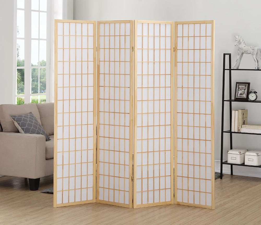 Oriental Shoji 4 Panel Screen  - đánh giá và giá Shoji Screen Divider