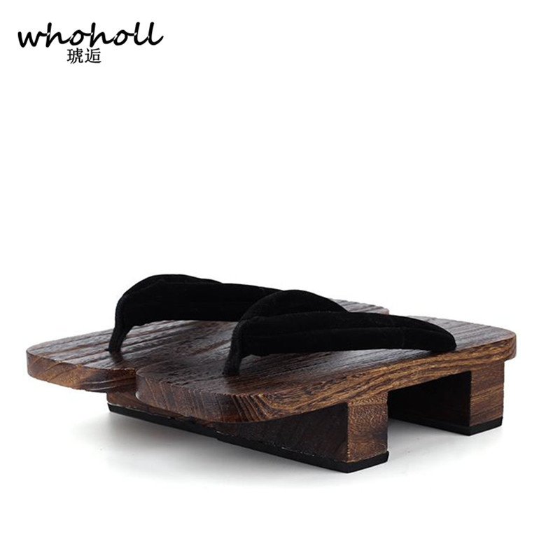 WHOHOLL Geta Hai Răng Giày San - đánh giá và giá Geta Wooden Sandal