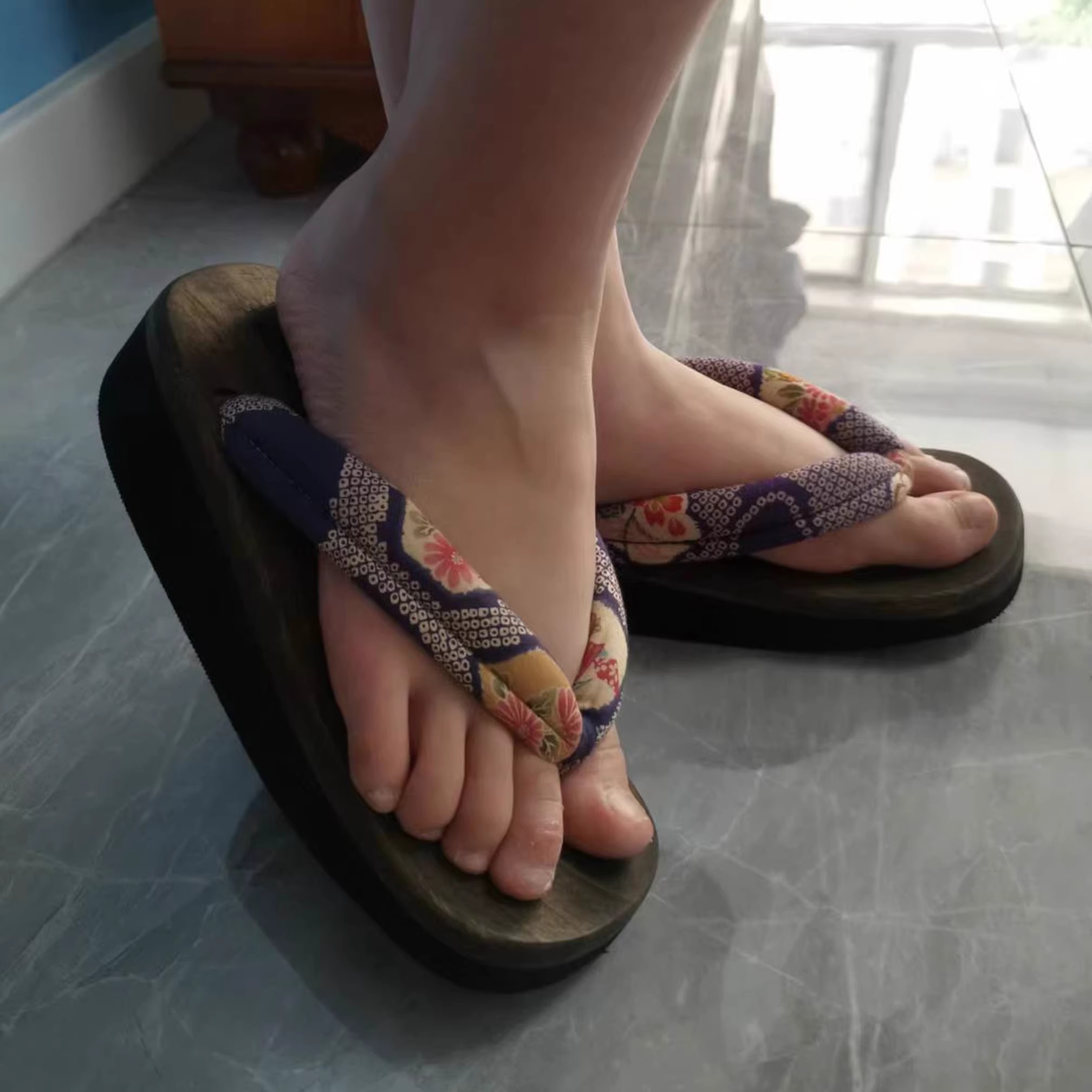 Women's Cosplay Shoes Mid Heel - đánh giá và giá Geta Wooden Sandal