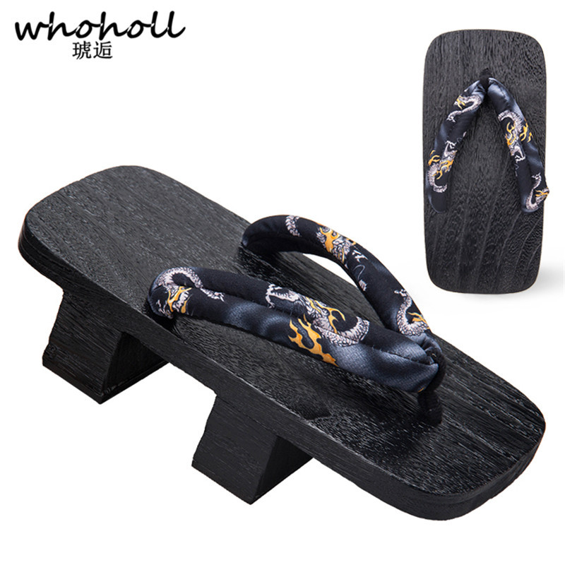 Whoholl Jiraiya Cosplay Kimono - đánh giá và giá Geta Wooden Sandal