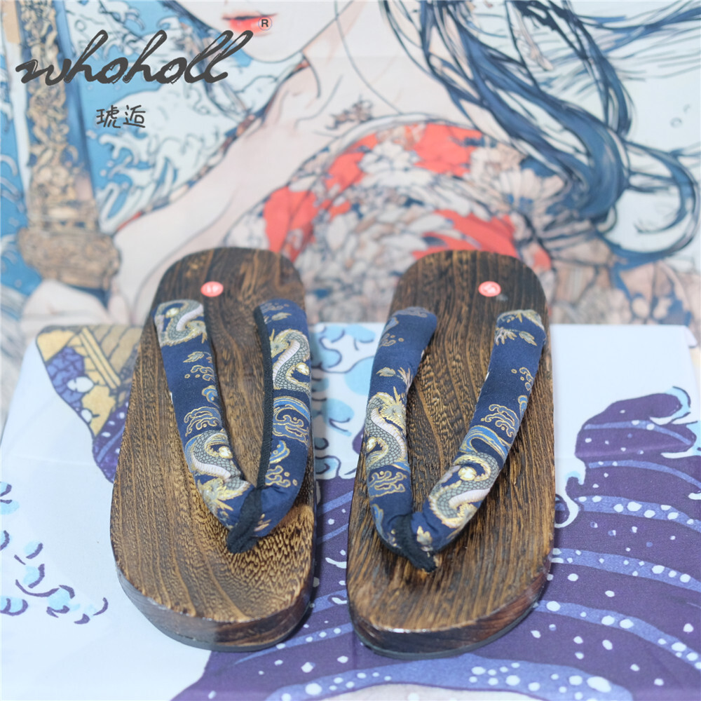 Man Wooden Clogs Slippers Wome - đánh giá và giá Geta Wooden Sandal