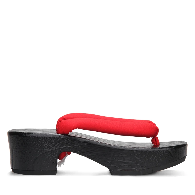 Women's Black Crescent Moon Sh - đánh giá và giá Geta Wooden Sandal