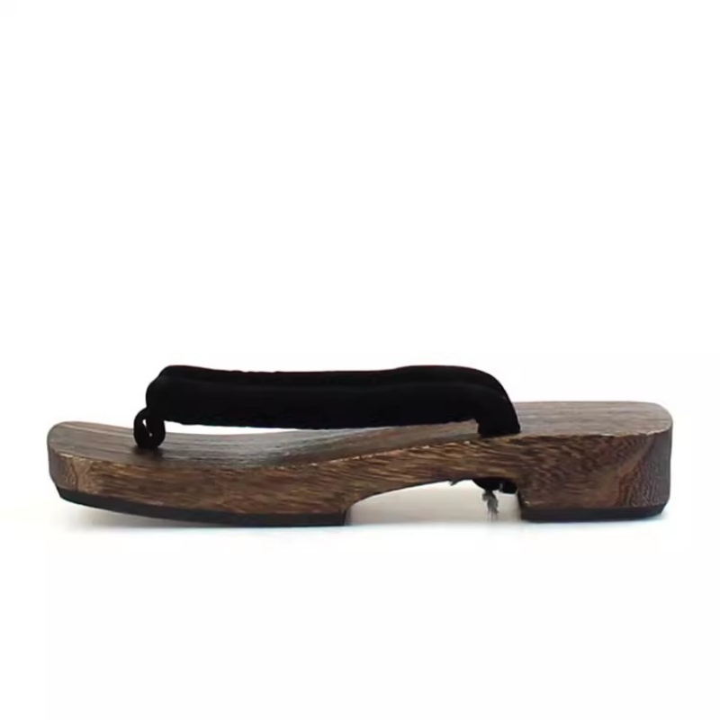Men's Charcoal Cosplay Wood Su - đánh giá và giá Geta Wooden Sandal